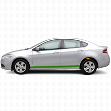 Kit di Adesivi in Vinile a Strisce Sagomate per Porta Dritta per Dodge Dart_3