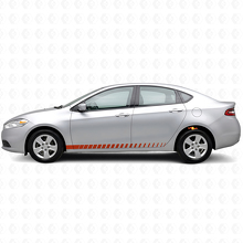 Kit di Adesivi in Vinile a Strisce Laterali Stile Racing per Dodge Dart_4