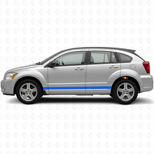 Kit di Adesivi in Vinile con Strisce Laterali Dritte per Dodge Caliber 2007+_2