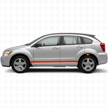 Kit di Adesivi in Vinile con Strisce Laterali Dritte per Dodge Caliber 2007+_4