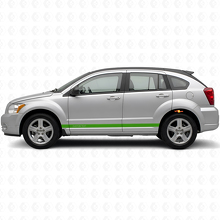 Kit adesivi in vinile con strisce laterali personalizzate per Dodge Caliber 2007+_3