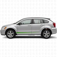 Kit Adesivi in Vinile Strisce Laterali Stile Racing per Dodge Caliber 2007+_3