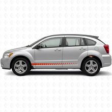 Kit Adesivi in Vinile Strisce Laterali Stile Racing per Dodge Caliber 2007+_4