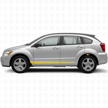 Kit Adesivi in Vinile Strisce Laterali Stile Racing per Dodge Caliber 2007+_5