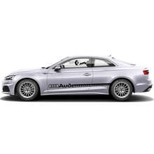 Kit di adesivi laterali in vinile con logo stile lampeggiante per Audi A5_2
