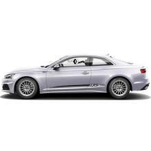 Kit di adesivi laterali in vinile con logo stile lampeggiante per Audi A5_3