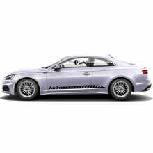 Kit di Adesivi in Vinile con Strisce Laterali Marchiate per Audi A5_3