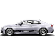 Set di Adesivi in Vinile con Strisce Laterali Marchiate per Audi A5_5