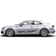 Set di Adesivi Vinilici con Strisce Laterali Contorno Brandizzate per Audi A5_3