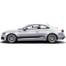 Set di Adesivi in Vinile Strisce Laterali Audi Sport per Audi A5_3