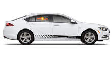 Kit di Adesivi Laterali a Strisce Decorate con Testo Personalizzato per Buick Regal_4