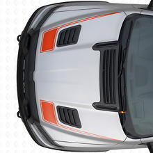 Set di Adesivi in Vinile a Contorno Stile Bastone da Hockey per Cofano Dodge Ram Sport 2019+_4