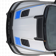 Set di Adesivi in Vinile con Strisce Personalizzate con Testo Contornato per Dodge Ram Sport 2019+_2