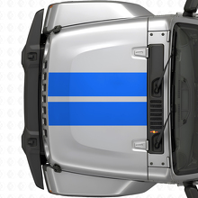 Adesivo in Vinile Doppia Striscia Cofano per Jeep Wrangler 2007+_2
