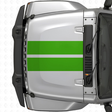 Adesivo in Vinile Doppia Striscia Cofano per Jeep Wrangler 2007+_3