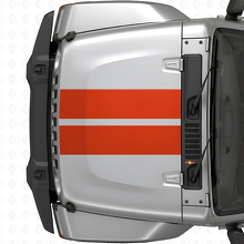 Adesivo in Vinile Doppia Striscia Cofano per Jeep Wrangler 2007+_4