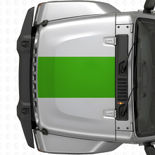 Adesivo in Vinile Striscia Centrale Ampia per Cofano per Jeep Wrangler 2007+_3