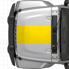 Adesivo in Vinile Striscia Centrale Ampia per Cofano per Jeep Wrangler 2007+_5