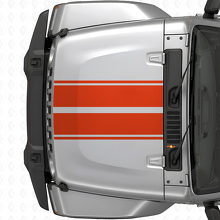 Strisce Viniliche Outline Doppio Cofano per Jeep Wrangler 2007+_4