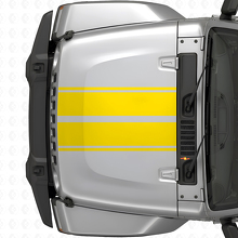 Strisce Viniliche Outline Doppio Cofano per Jeep Wrangler 2007+_5