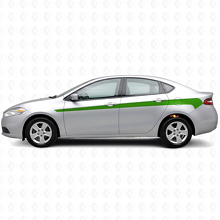Kit di decalcomanie in vinile per strisce laterali Accent per Dodge Dart 2013+_3