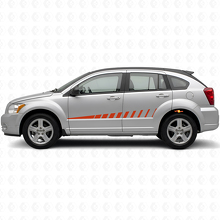 Kit di Adesivi in Vinile con Strisce Laterali Strobe Design per Dodge Caliber 2007+_4
