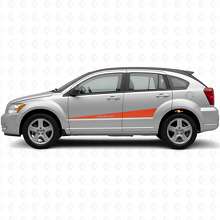 Kit di adesivi in vinile personalizzati con strisce laterali espandibili per Dodge Caliber 2007+_4