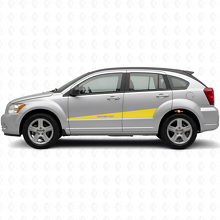 Kit di adesivi in vinile personalizzati con strisce laterali espandibili per Dodge Caliber 2007+_5