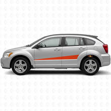 Kit di decalcomanie in vinile con strisce laterali espandibili per Dodge Caliber 2007+_4