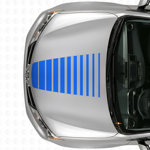 Adesivo in Vinile a Strisce Stroboscopiche Espandibili per Cofano Toyota RAV4 2013+_2