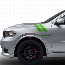 Kit di Adesivi in Vinile a Strisce Lampeggianti 392 per Parafango Anteriore Dodge Durango 2011+_3