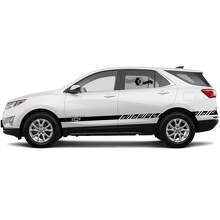 Kit di decalcomanie in vinile a strisce laterali stile racing per Chevrolet Equinox 2021_2