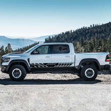 Set di Adesivi in Vinile Strisce Laterali Porta Stile Rebel per Dodge Ram Rebel 2021+_3