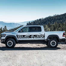 Set di Adesivi in Vinile Strisce Laterali Porta Stile Rebel per Dodge Ram Rebel 2021+_4