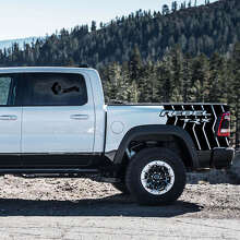 Kit Adesivi Strip Laterali in Vinile TRX Rebel per Dodge Ram Rebel 2021+_3
