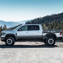 Kit Adesivi in Vinile Strisce Laterali Stile Rebel TRX per Dodge Ram Rebel TRX 2021+_2