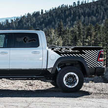 Set di Adesivi in Vinile Strisce Laterali TRX Rebel per Dodge Ram Rebel 2021+_2