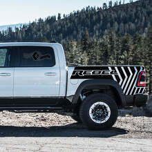 Set di Adesivi in Vinile Strisce Laterali TRX Rebel per Dodge Ram Rebel 2021+_3