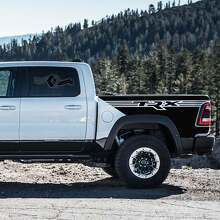 Set di Adesivi in Vinile a Strisce Laterali Stile Strobo per Dodge Ram Rebel 2021+_4