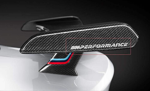 Kit Adesivi Vinile Spoiler Stile M Performance per BMW