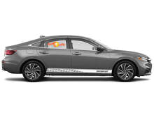 Kit di Adesivi in Vinile a Strisce Laterali Racing Personalizzate per Honda Insight_4