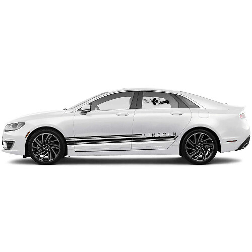 Kit di Adesivi in Vinile con Strisce Laterali Decorate per Lincoln MKZ_1