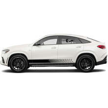 Kit decal in vinile con strisce laterali decorate per Mercedes Benz GLE_2