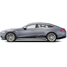 Kit Adesivi in Vinile Strisce Laterali Stile AMG per Mercedes Benz AMG GT3_3
