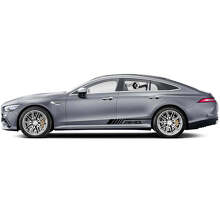 Kit Adesivi in Vinile Strisce Laterali Stile AMG per Mercedes Benz AMG GT3_4