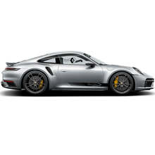 Kit Adesivi Strisce Laterali Stile Turbo in Vinile per Porsche 911 Turbo S_3