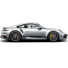 Kit di Adesivi Laterali a Strisce Brandizzate per Porsche 911 Turbo S_3