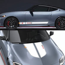 Kit Adesivi Vinile Contorno Cofano e Strisce Laterali Nismo per Nissan Z Nismo 2024_3
