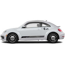 Kit adesivi strisce laterali con lettering Beetle per Volkswagen Beetle_5