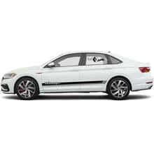 Adesivo in Vinile con Scritta Volkswagen per Strisce Laterali per Volkswagen Jetta_2
